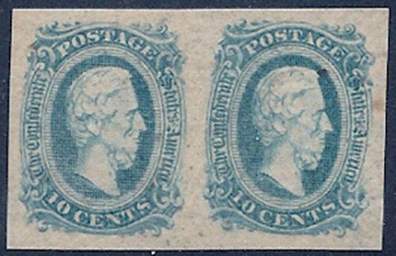 Confed 12 SUPERB JUMBO OG NH, Pair,  TOP OF THE LINE, GEM! ww0095