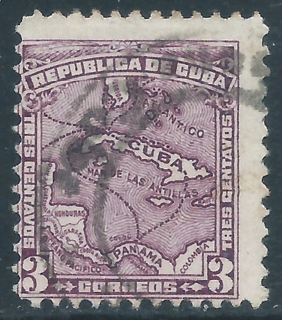 Cuba, Sc #256, 3c Used