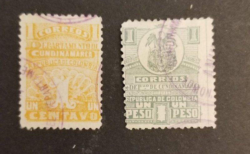 Cundinamarca  COLOMBIA Stamp Lot Used T4401