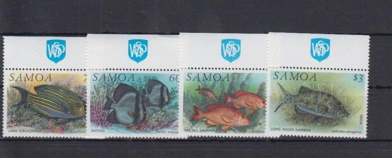 SAMOA 4 SETS MARINE LIFE FISH FISHES