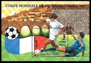 1997 Cambodia 1679/B225 1998 World championship on football of France 7,50 €