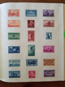 1 Collection of US Mint and Used stamps in a Devon Binder... SCV over $700.00