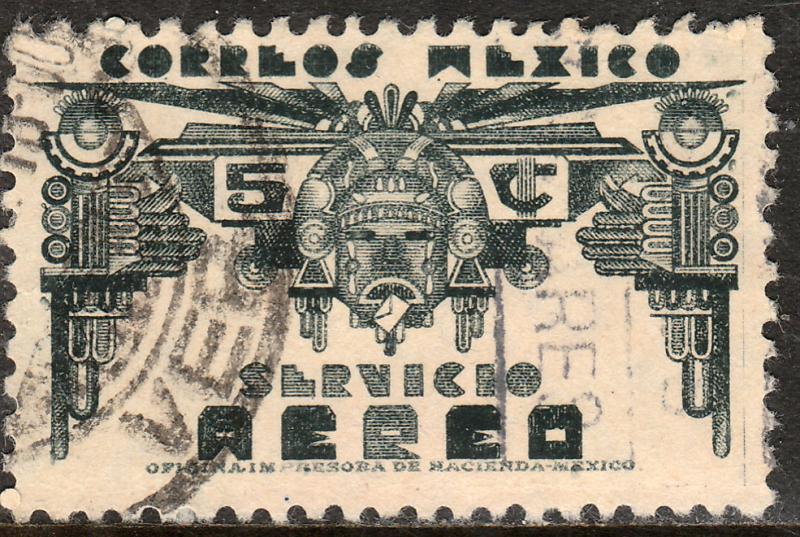 MEXICO C170, 5c 1934 Definitive Wmk Gobierno... 279 USED. F-VF. (1115)