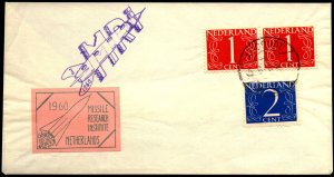 Netherlands 1960 MRI Rocket #3 Cover  - L36138