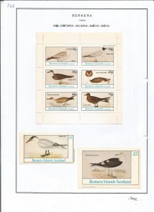 BERNERA - 1983 - Sea Birds - Mint Light Hinged - Private Issue