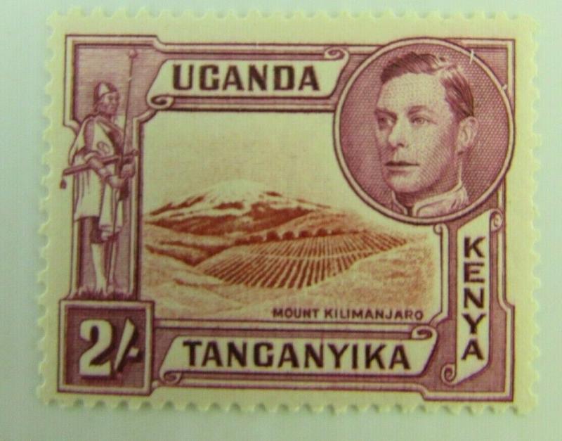 1938 Uganda Kenya Tanganyika SC #81  MOUNT KILIMANJARO  MH stamp 