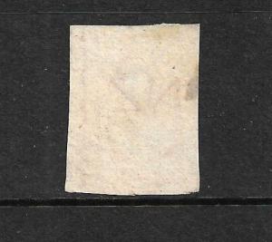 NEW ZEALAND 1864 1d CARMINE VERMILLION  FFQ  MNG  NZ WMK  CP A1J  SG 97 CHALON