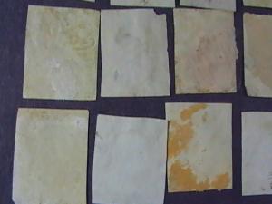 U.S.# 10-11 X 42 pieces-USED-MANY SHADES & CANCELS--WASHINGTON--1851-55