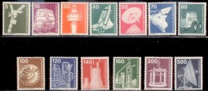 Germany 1975 SC# 1170-2,74,77-79,81,83,85,88,92 MNH-OG E48