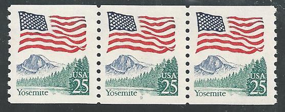 US #2280a Coil PNC3 - Pl #9, Yosemite, MNH*-