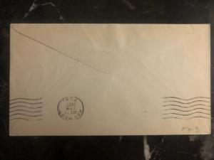 1927 Habana Cuba First Flight airmail cover FFC to Key West FL USA FAM 4 imperf