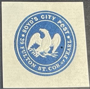 U.S.# 20LU4-MINT/HINGED--BLUE--IAI--1864