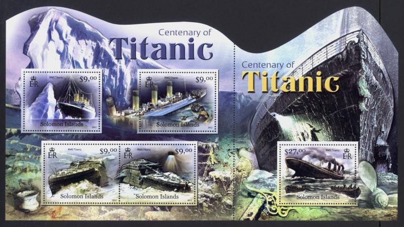 Solomon Islands Sc# 1150 MNH Titanic (M/S) (see desc.)