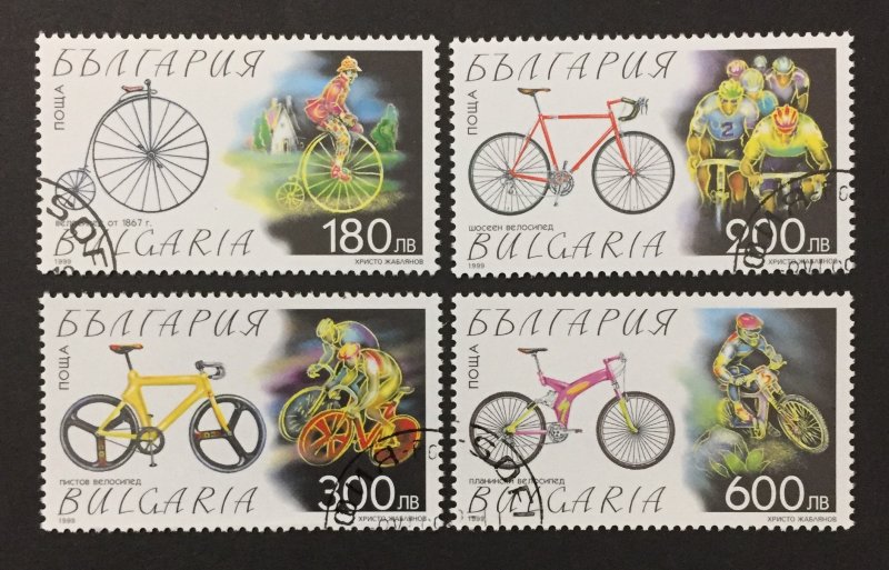 Bulgaria 1999 #4079-82, Bicycle's, Used/CTO.