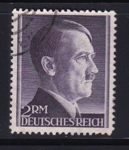 Germany  #525a  used  1942  Hitler  2m  Perf. 12 1/2