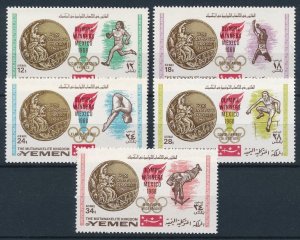 1968 Yemen Kingdom 620-24 1968 Olympic Games in Mexiko 12,00 €