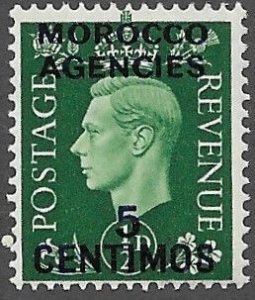 Great Britain Offices in Morocco # 83  George VI  5c (1) VLH Unused