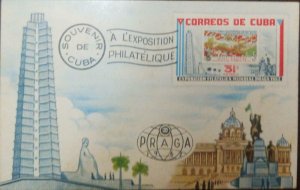 Baja A) 1962, SPANISH ANTILLES, WORLD PHILATELIC EXHIBITION PRAGUE, SOUVENIR