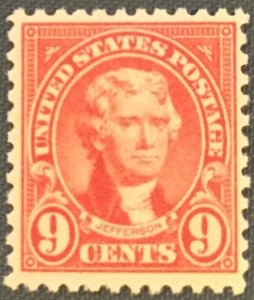 US #561 *MH* Single Thomas Jefferson SCV $11.00 L24