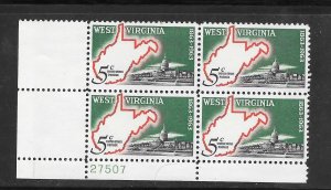 #1232 MNH Plate Block