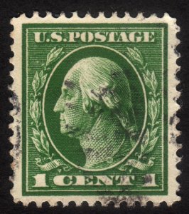 1912 US, 1c, Used, George Washington, Sc 405, XF-Sup-95