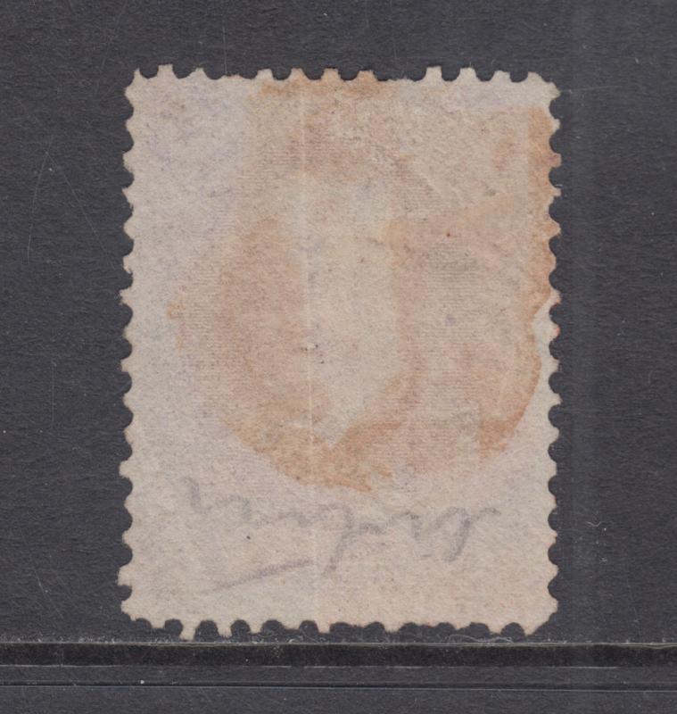 US Sc 153 used 1870 24c Winfield Scott, red Geometric Fancy Cancel