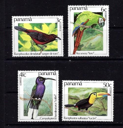 Panama 610-13 NH 1981 Birds set