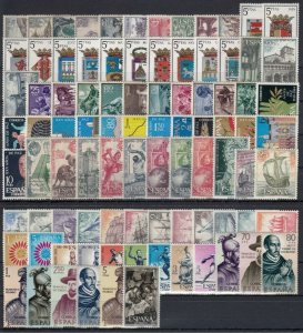SPAIN 1964 Complete Yearset MNH Luxe