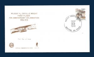 Sc. C91-92 Wright Brothers FDC - W.E.B. Cachets
