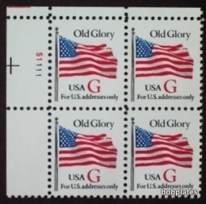 BOBPLATES #2882 Old Glory Plate Block F-VF NH SCV=$4~ See Details for #s/Pos