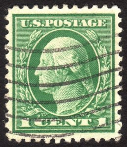 1917, US 1c, Washington, Used, XF/Sup, Sc 498