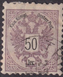 Austria 1883 SC 46 Used 