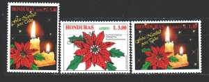 Honduras. 1996. 1319-21. Christmas. MNH.