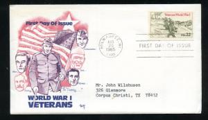 US 2154 ADDR World War 1 Veterans, Marg