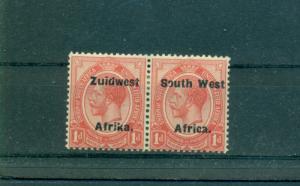 South West Africa - Sc# 30. 1924 1p. Pair  Geo.V. Mint LH. $4.25