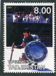 Tajikistan 2001 RUSSELL CROWE Australian Actor 1 Stamp Perforated Mint (NH)