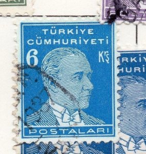 Turkey 1931-33 Early Issue Fine Used 6k. 076867