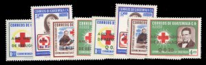 Guatemala #C235-242 Cat$20.85, 1960 World Refugee Year, complete set, never h...