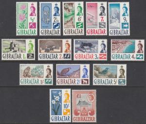 Gibraltar 147-160 MNH/MLH (see Details) CV $82.55