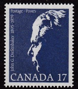 Canada # 859, George Diefenbaker, Mint NH