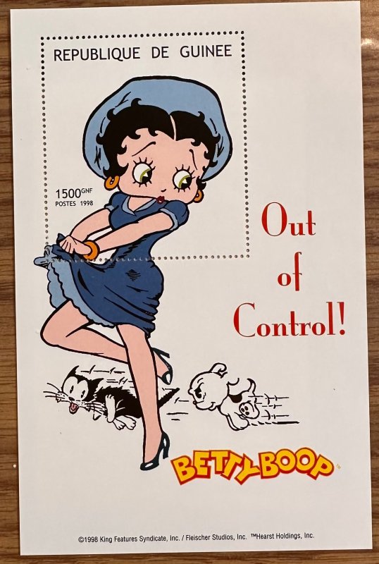 Guinea Mi#527, 538, 1911-1919 Betty Boop SS MNH w/Certs 1998 [CVR375]