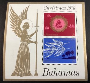 Bahamas #445a Mint 1978 Christmas Souvenir Sheet