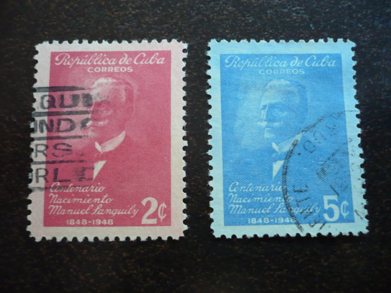 Stamps - Cuba - Scott# 435-436 - Used Set of 2 Stamps