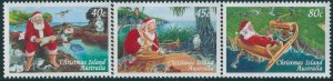 Christmas Island 1997 SG437-439 Christmas set MNH