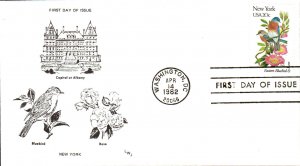 #1984 New York Birds - Flowers LWJ FDC