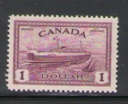 Canada Sc 273 1946 $11 Ferry stamp mint