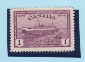 Canada 1946/7 $1 Peace SG405 MLH (Light) Cat £27 BP8635