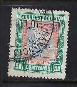 BOLIVIA C107 VFU MAP R11-173-3