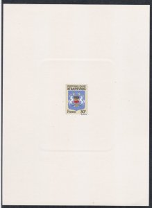 Burkina Faso # 175, Coat of Arms, Proof Card, Mint NH