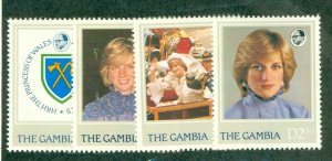 GAMBIA 447-50 MNH CV $2.85 BIN $1.50